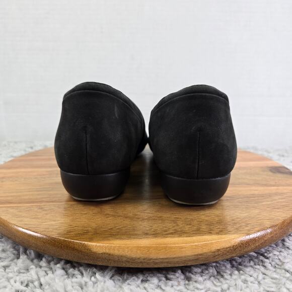 Dansko Kendra Black Milled Nubuck Mary Jane Wedge Comfort Walking Shoe Womens 38 - Picture 3 of 16